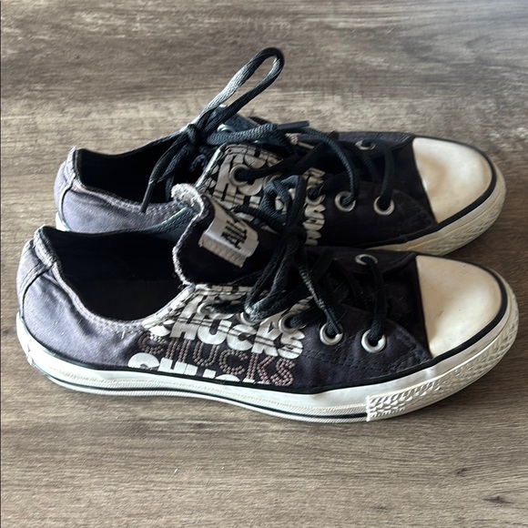 Converse Shoes - Converse Chucks Black and White Sneakers size 6